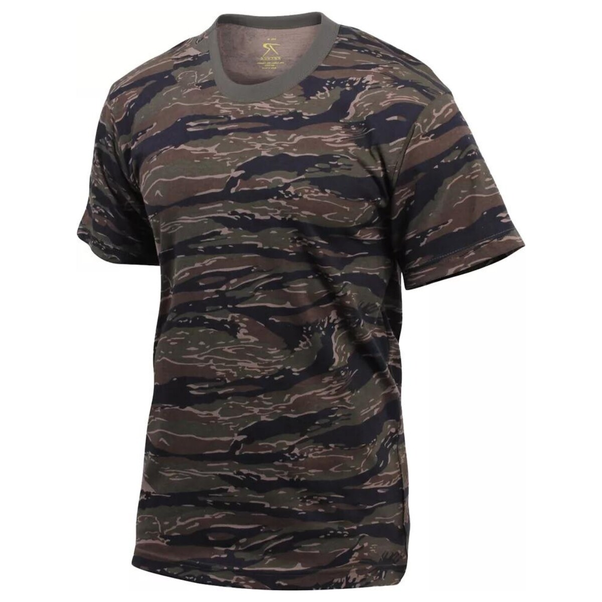 Remera camuflada en algodón - Tiger Jungle 