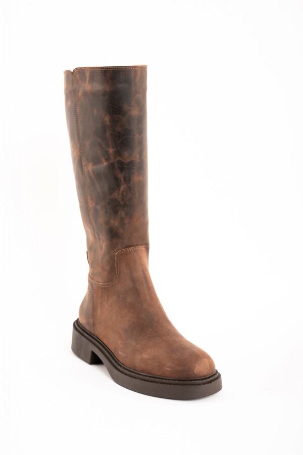 Bota Caña Alta Chocolate