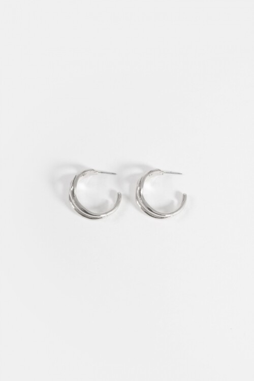 Aros gotic plateado