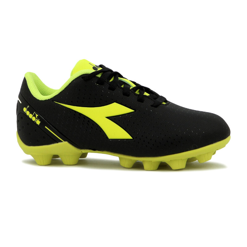 Diadora Champion Niño Soccer PICHICHI 5 MD Negro-Amarillo Fluo