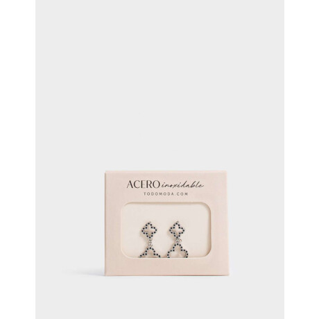 Aros Colgantes Cortos De Acero Quirúrgico Plateado