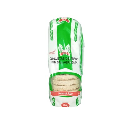 Galletas De Arroz Natural Rice Sin Sal Galleta Arroz Natural Rice S/