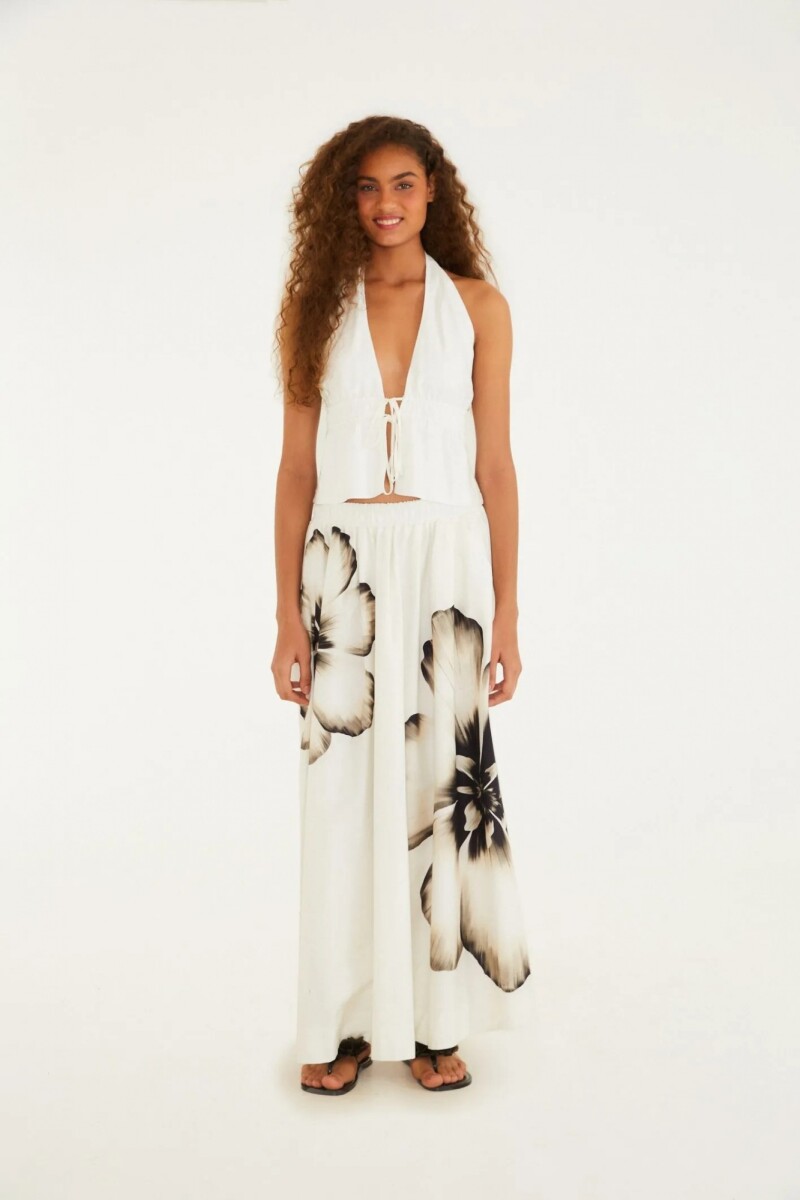 FALDA LARGA MAYA Blanco