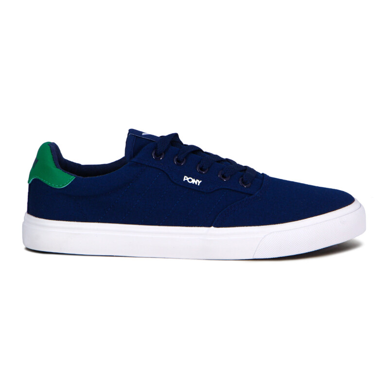 Pony Champion Casual Canvas - Marino/Verde Marino-Verde