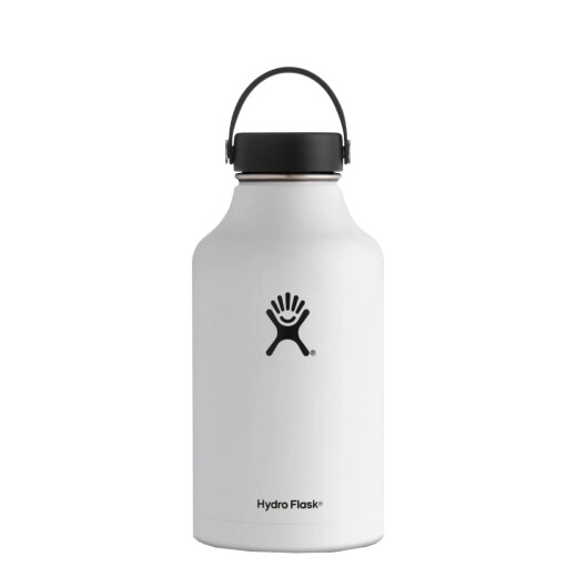 Botella Hydro Flask 64 OZ Wide Mouth - White Botella Hydro Flask 64 OZ Wide Mouth - White