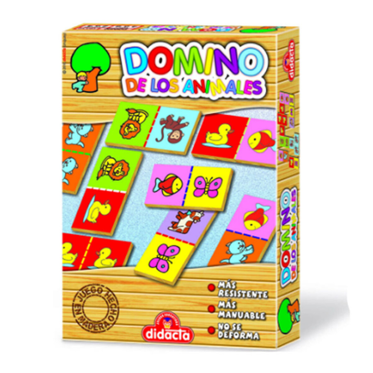 Domino de los Animales Didacta con Divertidos Colores - 001 
