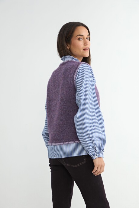 CHALECO ADAGIO VIOLETA