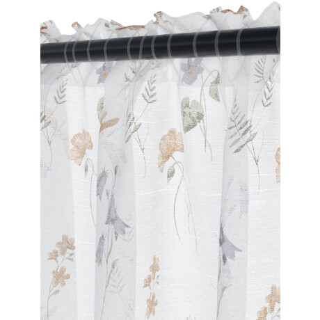 Cortina SILJAN 1x140x300 flores Estampado