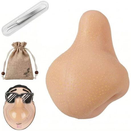 Juguete Antiestrés Squishy Cara Nariz Puntos Negros Juguete Antiestrés Squishy Cara Nariz Puntos Negros