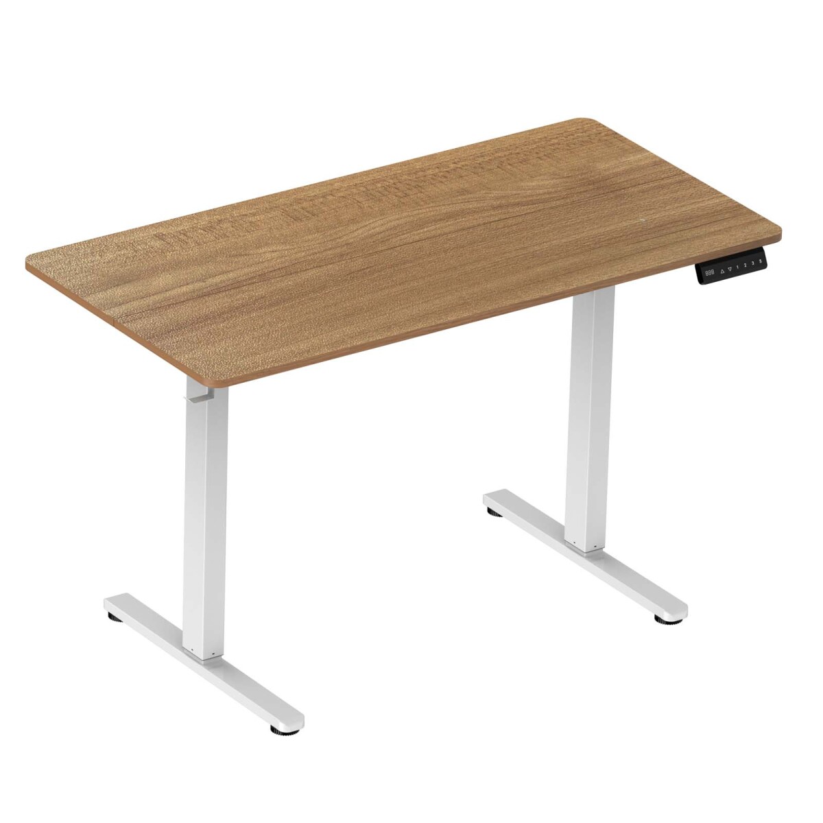 ESCRITORIO REGULABLE - METAL-Y-MDF MARRON UP 