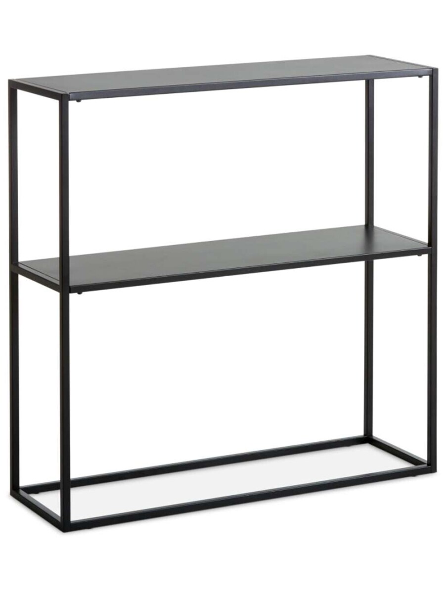 Mesa Consola Virum 26X80 Estante - Negro 