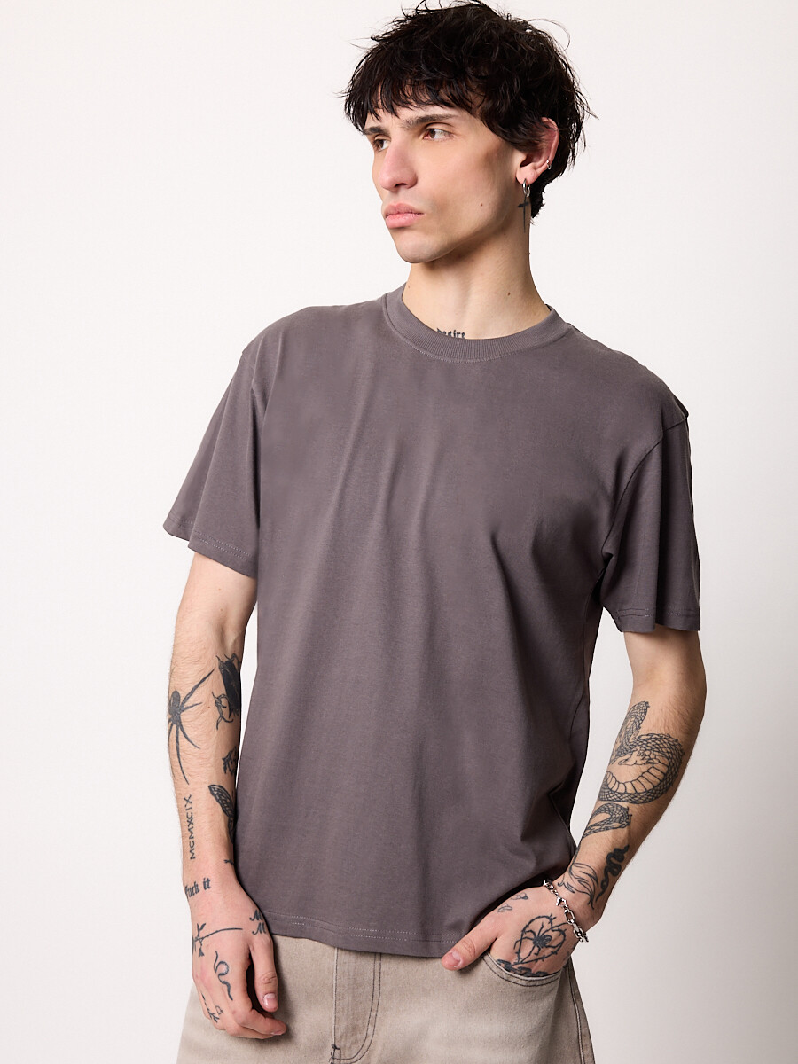 T-SHIRT M/C LAMBRE S27 DIXIE - Gris Piedra 