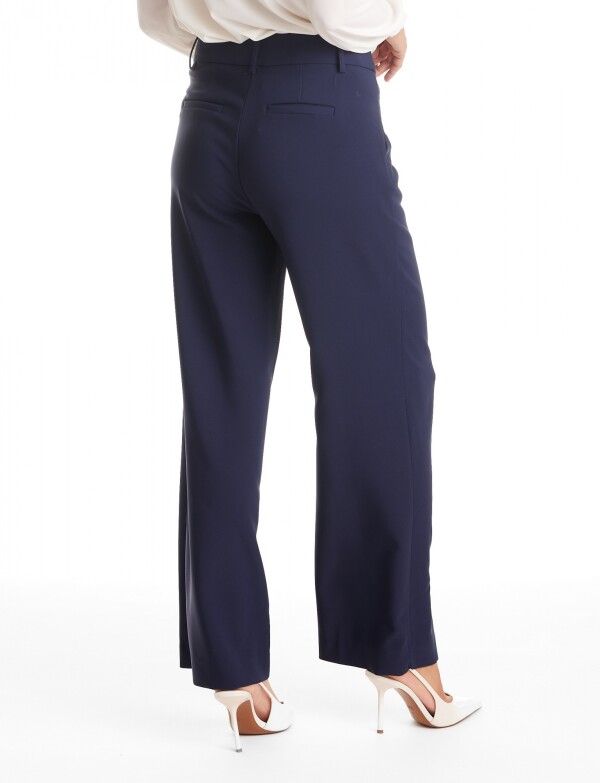 Pantalon Wide Leg AZUL