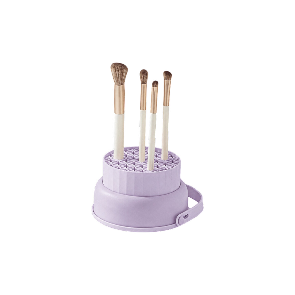 Organizador y Limpiador de Brochas - Violeta 