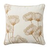 COJIN CUAD BLANCO C/DIS FLOR 45X45CM Unica