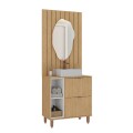 MUEBLE BAÑO 80 CM MADRI CON PANEL RIPADO - SIN BACHA S/ESPEJO MUEBLE BAÑO 80 CM MADRI CON PANEL RIPADO - SIN BACHA S/ESPEJO
