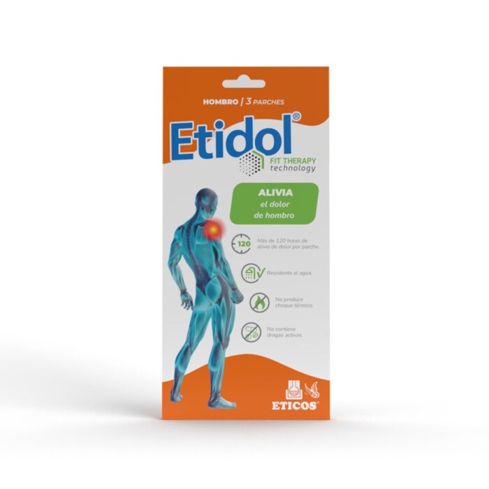ETIDOL FIT THERAPY HOMBRO X 3 PARCHES única