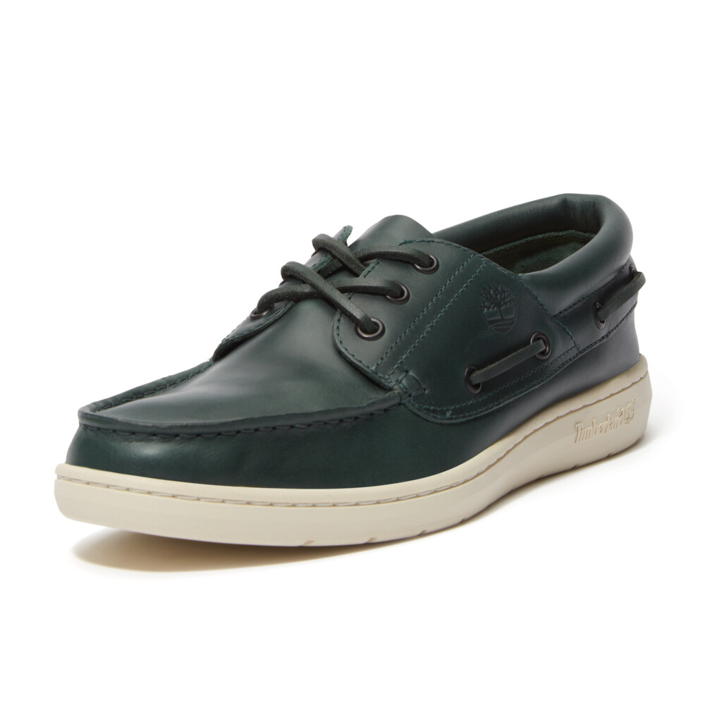 Zapatos Naúticos Portofino Pier Hombre Dark Green Full Grain