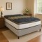Sommier 2 plazas THM Hybrid Iridium Gris