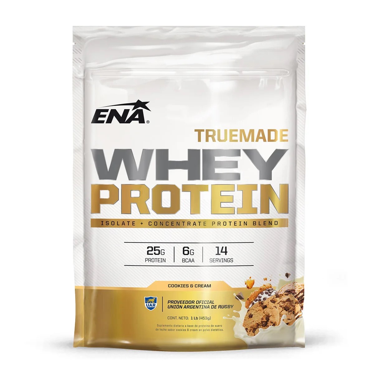 Whey Protein True Made 1Lb ENA - Cookies & Cream 