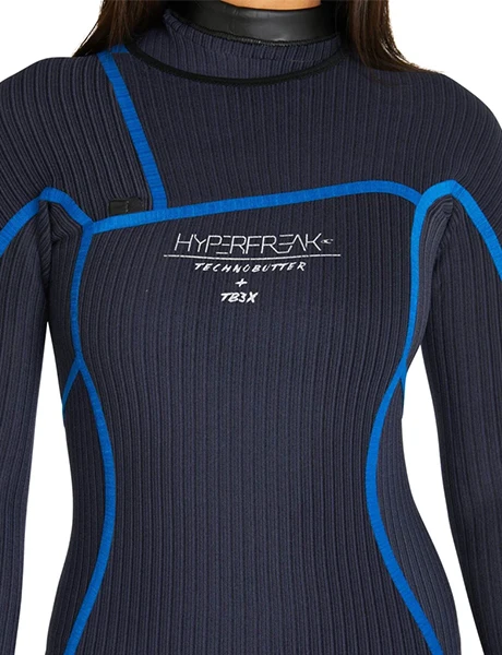 Hyperfreak Dama 4/3+ mm - Chest Zip Negro