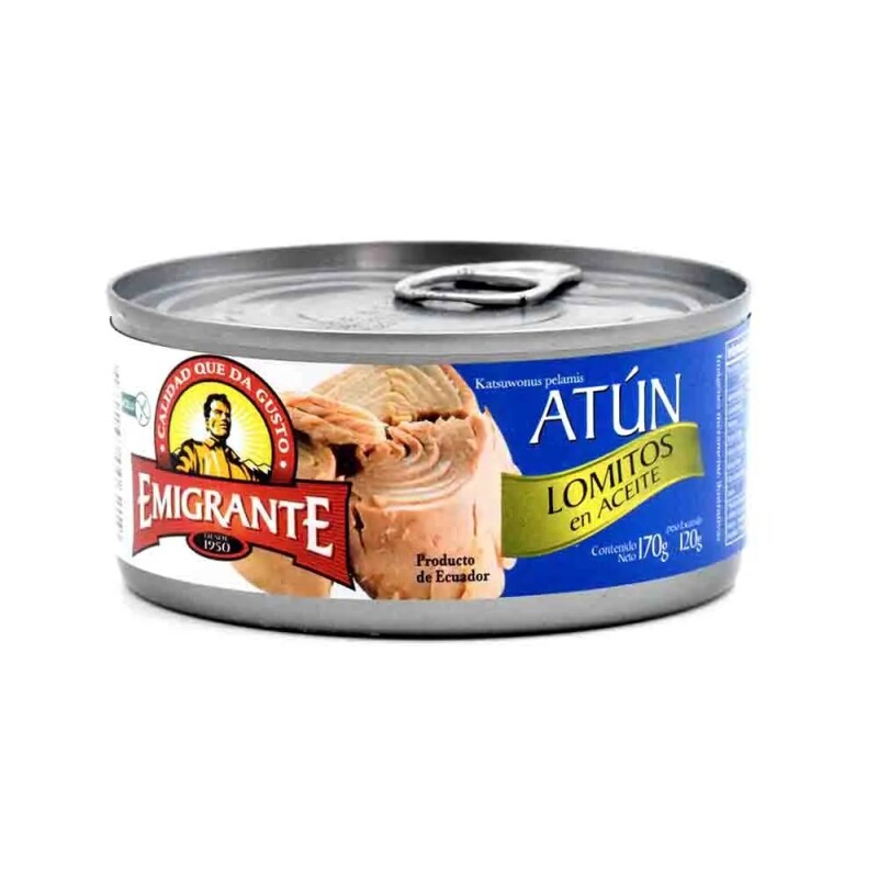 ATUN EMIGR.LOMITO 170G ACEITE Atun Emigr.lomito 170g Aceite