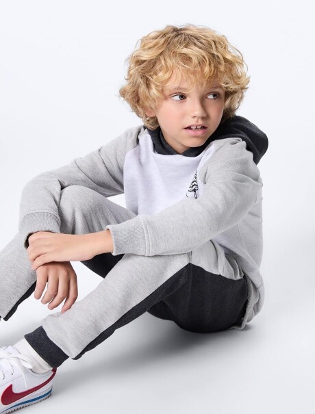 PANTALÓN BABUCHA INFANTIL GRIS