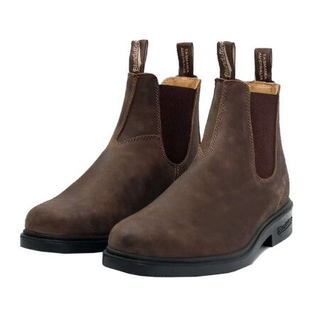 Botas Blundstone Elastic Side Dress V Cut Rustic Brown