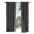 Cortina 100% Blackout 2Paños 140x220 Textura Lino Doble Faz Variante Color Gris Oscuro