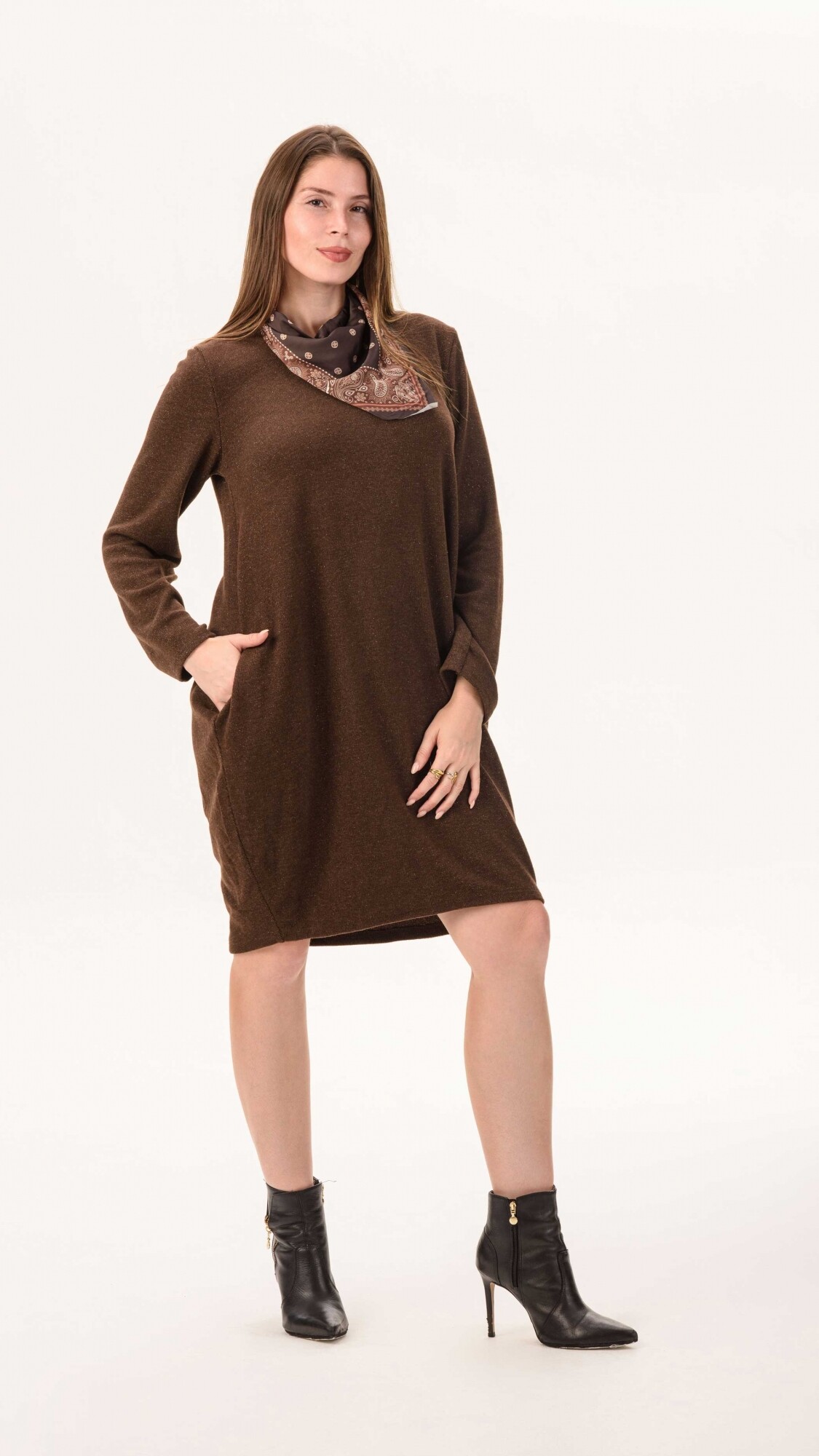 vestido Niza chocolate