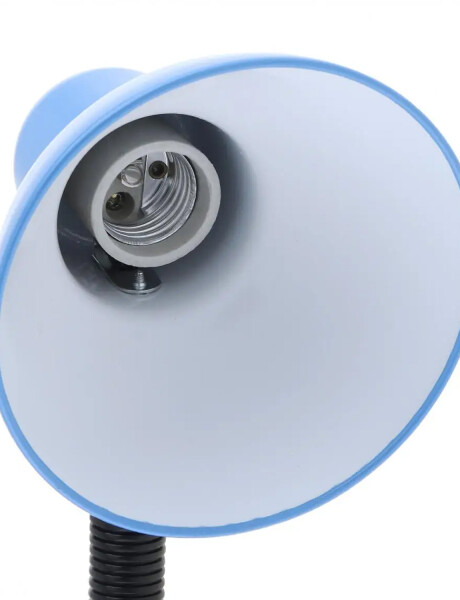 Lámpara portátil con pinza ajustable 220v Celeste
