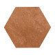 Ceramica Hexagonal Marron 114.5X114.5Cm Pared Piscina