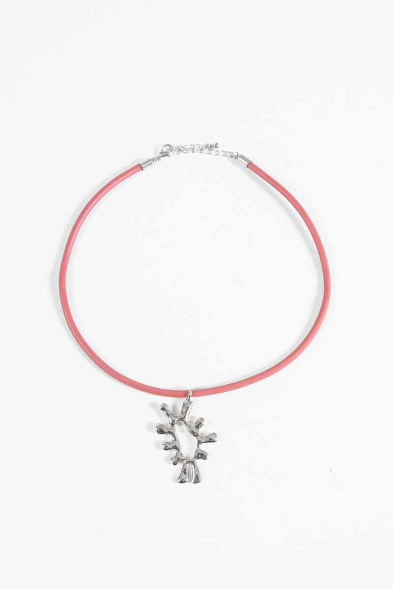 Collar cord dije sol plateado