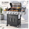 PARRILLA A GAS 4 QUEMADORES CON ANAFE 51000 BTU PARRILLA A GAS 4 QUEMADORES CON ANAFE 51000 BTU