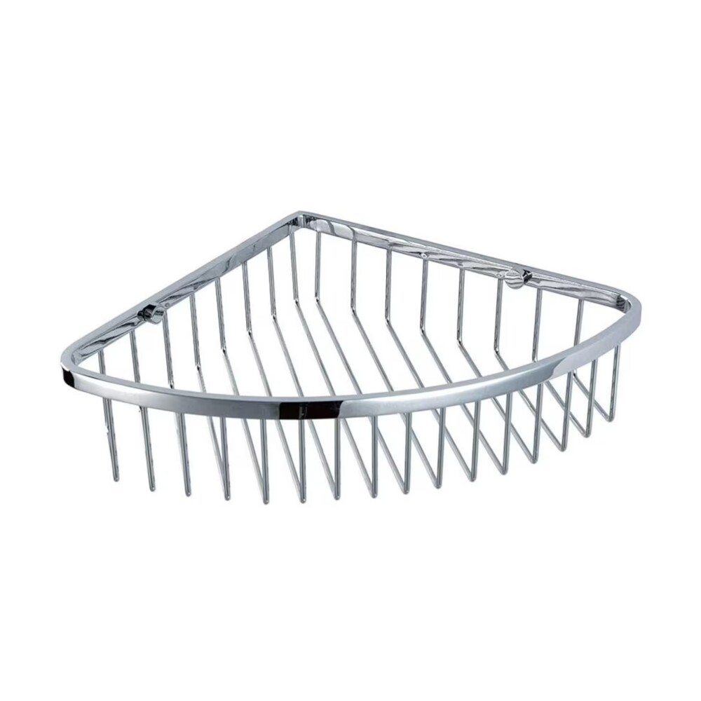 Organizador de baño Esquinero Bronce Cromado Brillante Organizador De Baño Esquinero Bronce Cromado Brillante