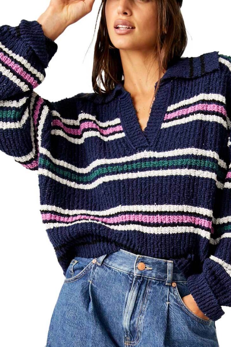 KENNEDY PULLOVER Azul Marino