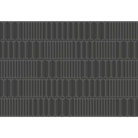 Porcelanato para pared Canudos Grafito 45x65 cm Satinado y Rectificado Porcelanato Para Pared Canudos Grafito 45x65 Cm Satinado Y Rectificado