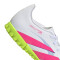 Championes de Niños Adidas Futbol 5 Predator Club Blanco - Rosado - Amarillo Lima