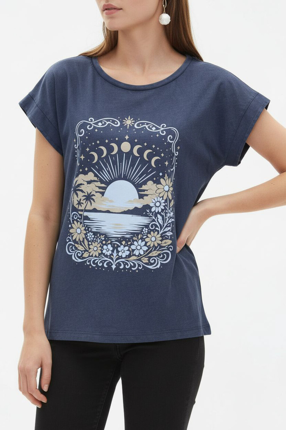 Remera Akaroa Estampado 4