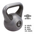 Pesa Rusa Umbro Kettlebell 8 kg Gris - Negro