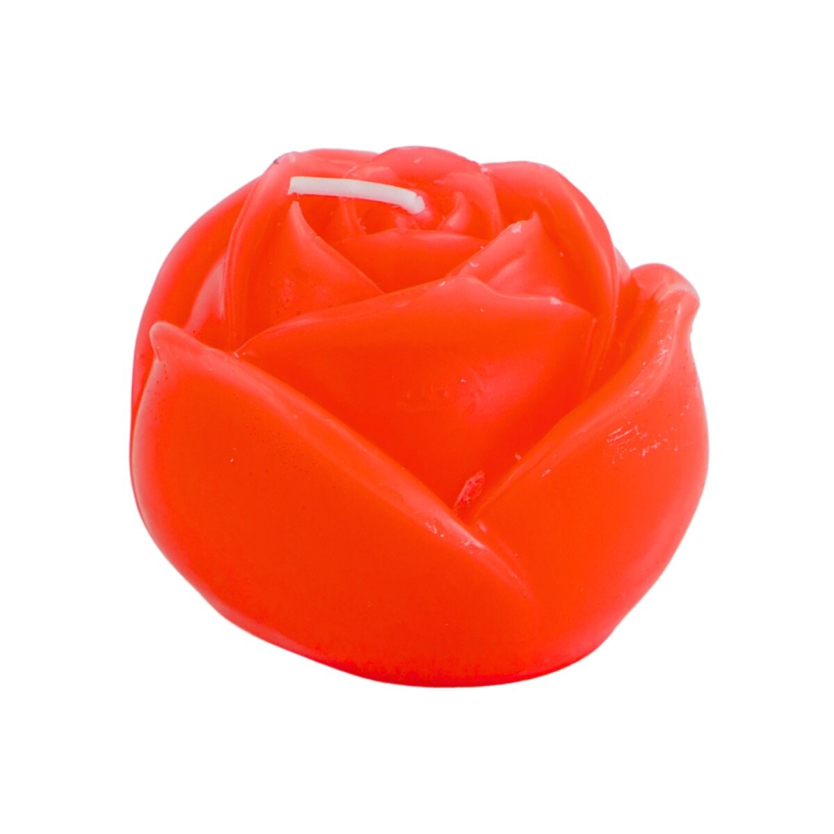 Vela aromatica con forma de rosa 
