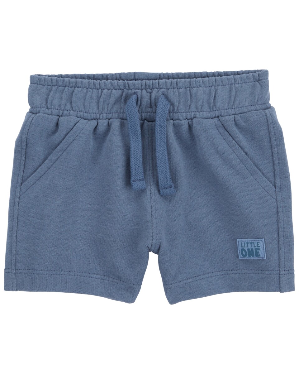 Short de algodón, azul 