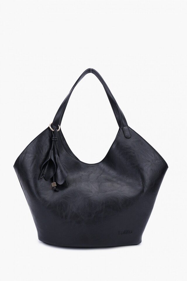 Cartera tote hobo negro