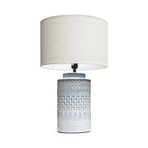 LAMPARA PORCELANA D38x61CM DISEÑO GRIS LAMPARA PORCELANA D38x61CM DISEÑO GRIS