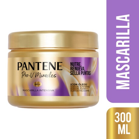 Pantene Mascarilla Intensiva Nutre Renueva Sella Puntas 300ml – Reparación Profunda de Puntas Pantene Mascarilla Intensiva Nutre Renueva Sella Puntas 300ml – Reparación Profunda de Puntas