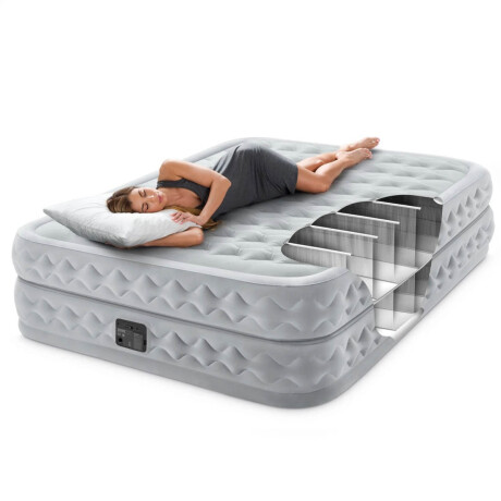 Colchón Sommier Inflable Intex 2 Plazas Eléctrico Inx064490