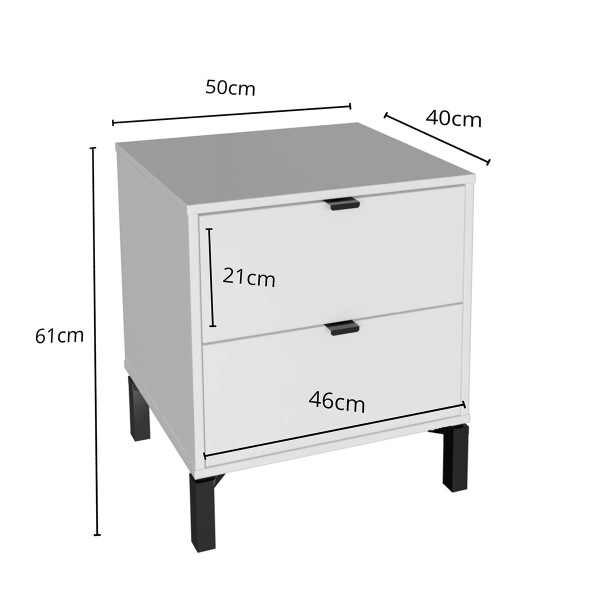 Mesa De Luz Marden 2c Blanco BLANCO