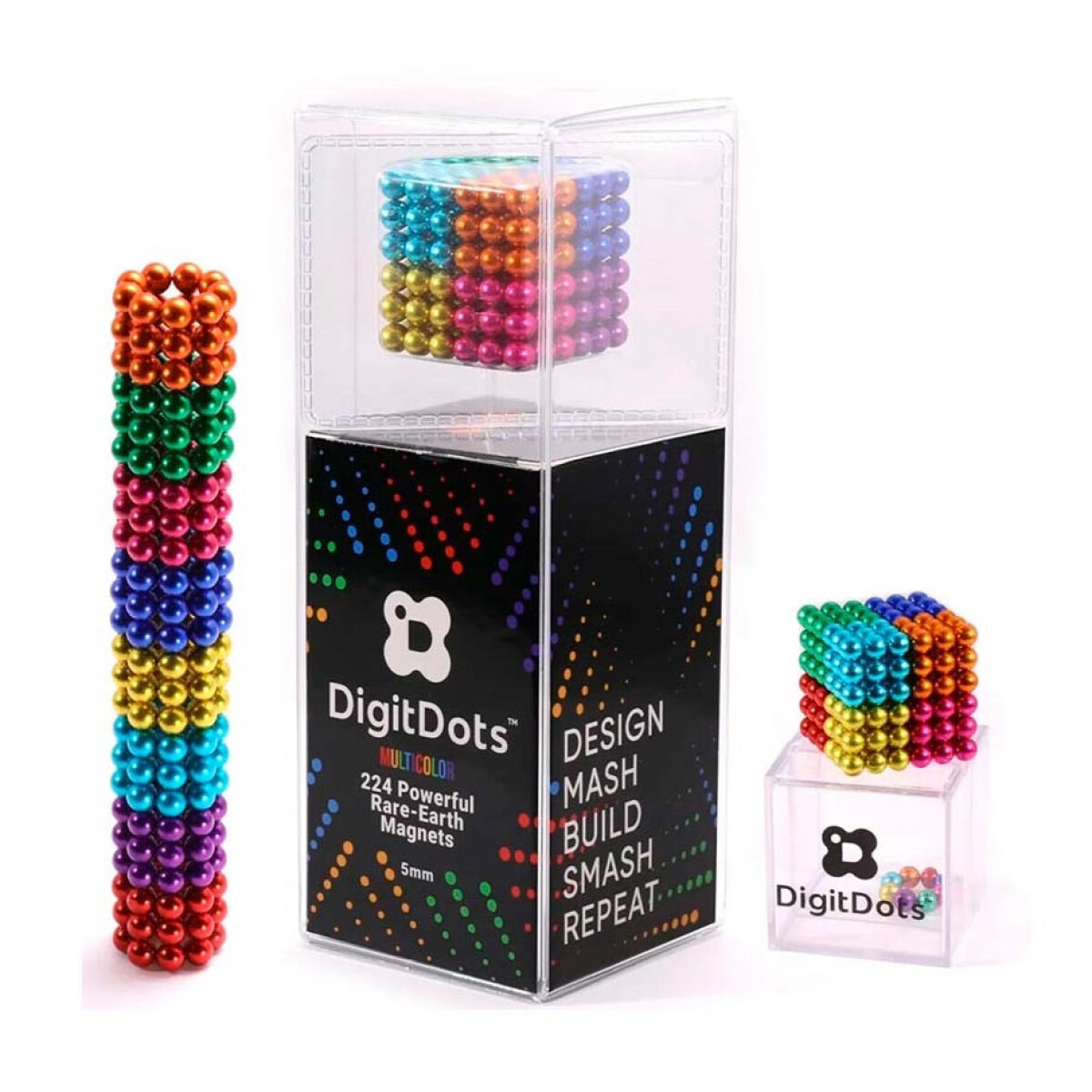 Bolitas Magnéticas 224 Unidades Multicolor 5MM Digidots - 001 — Universo  Binario
