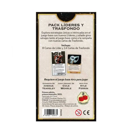 Arcs Pack Líderes y Trasfondo Arcs Pack Líderes y Trasfondo