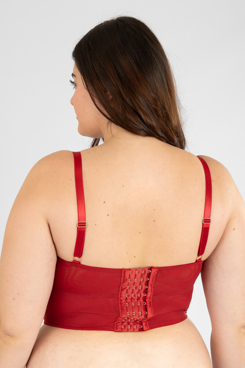 Corset rubi Rojo